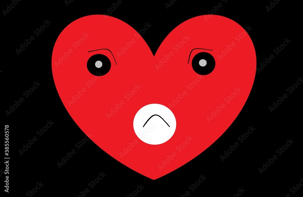 red heart red heart