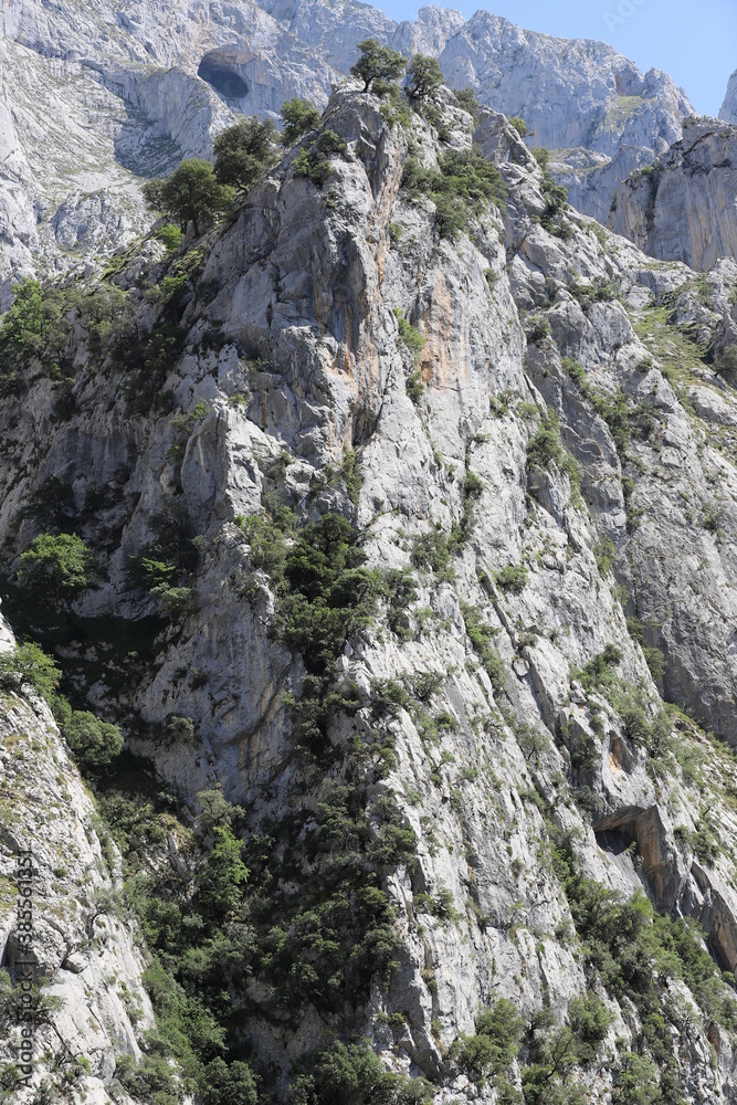 Fotka „Castilla y León. León. Caín. El Cares. “Un río atraviesa la roca