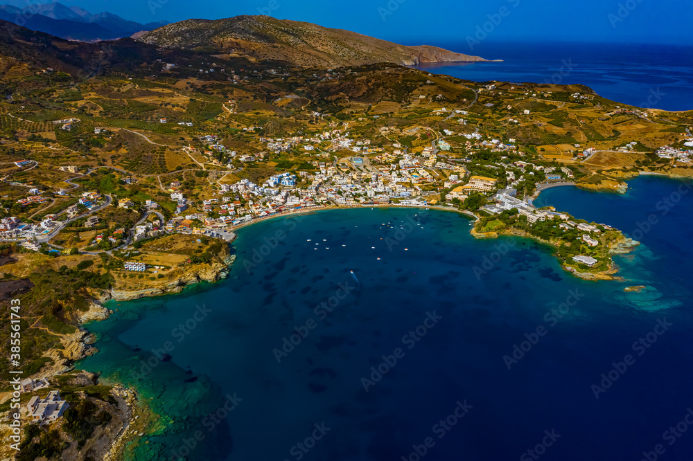 Agia Pelagia auf Kreta aus der Luft |  Agia Pelagia in Crete  in Greece from above