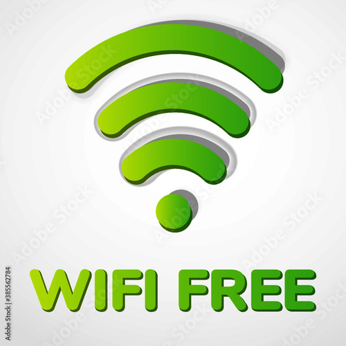 WIFI free symbol icon