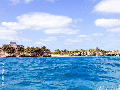 Tulum, Tropical island in the sea