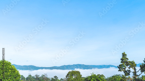 Background, morning sky, with mountains, refreshing eyes, thailand © Stock.Foto.Touch