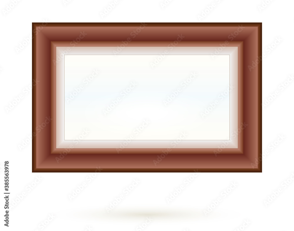 Presentation square picture frame design with shadow on transparent background Presentation square picture frame design with shadow on transparent background