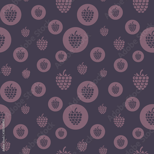 seamless repeating pattern of berries