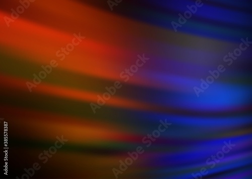 Dark Blue, Red vector abstract blurred background.