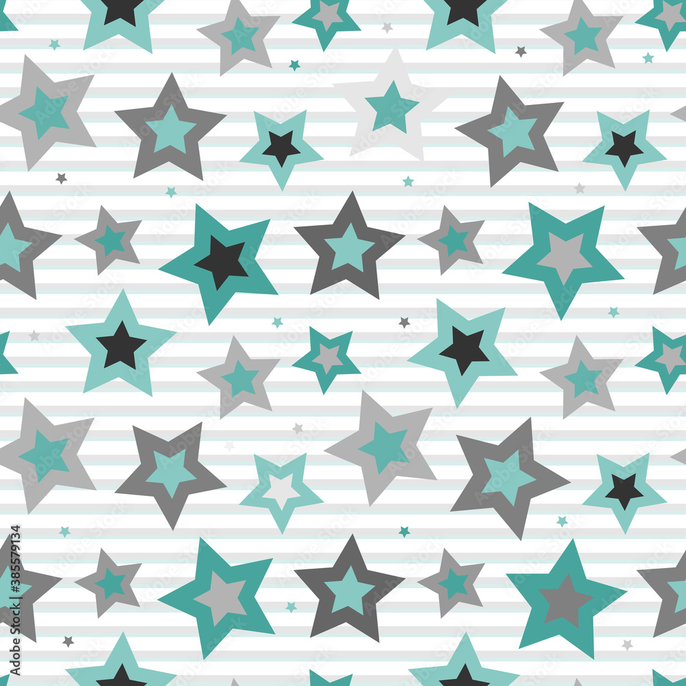 Asterisks. Seamless patterns. Design for fabric, wrapping paper, background, wallpaper. Vector. Asterisks. Seamless patterns. Design for fabric, wrapping paper, background, wallpaper. Vector.