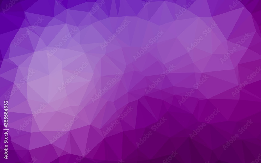 Light Purple vector abstract polygonal cover. Light Purple vector abstract polygonal cover.