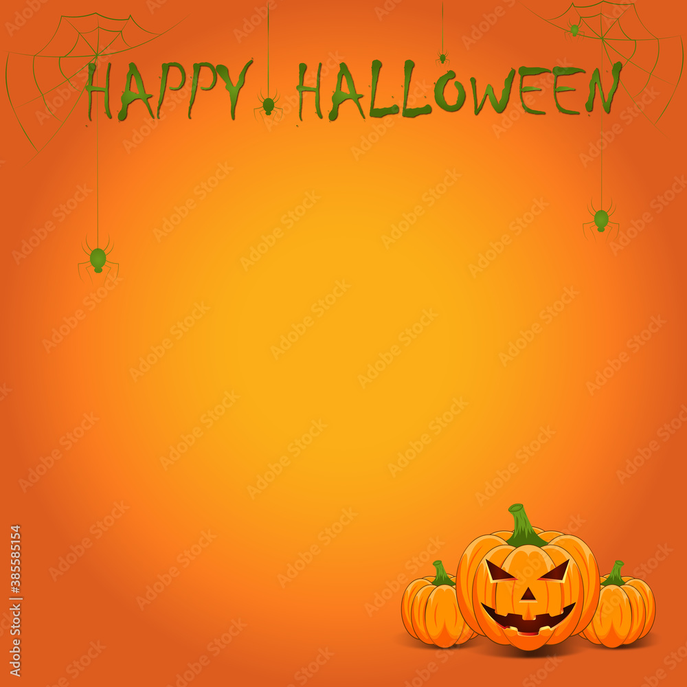 Naklejka premium Happy Halloween wallpaper 1