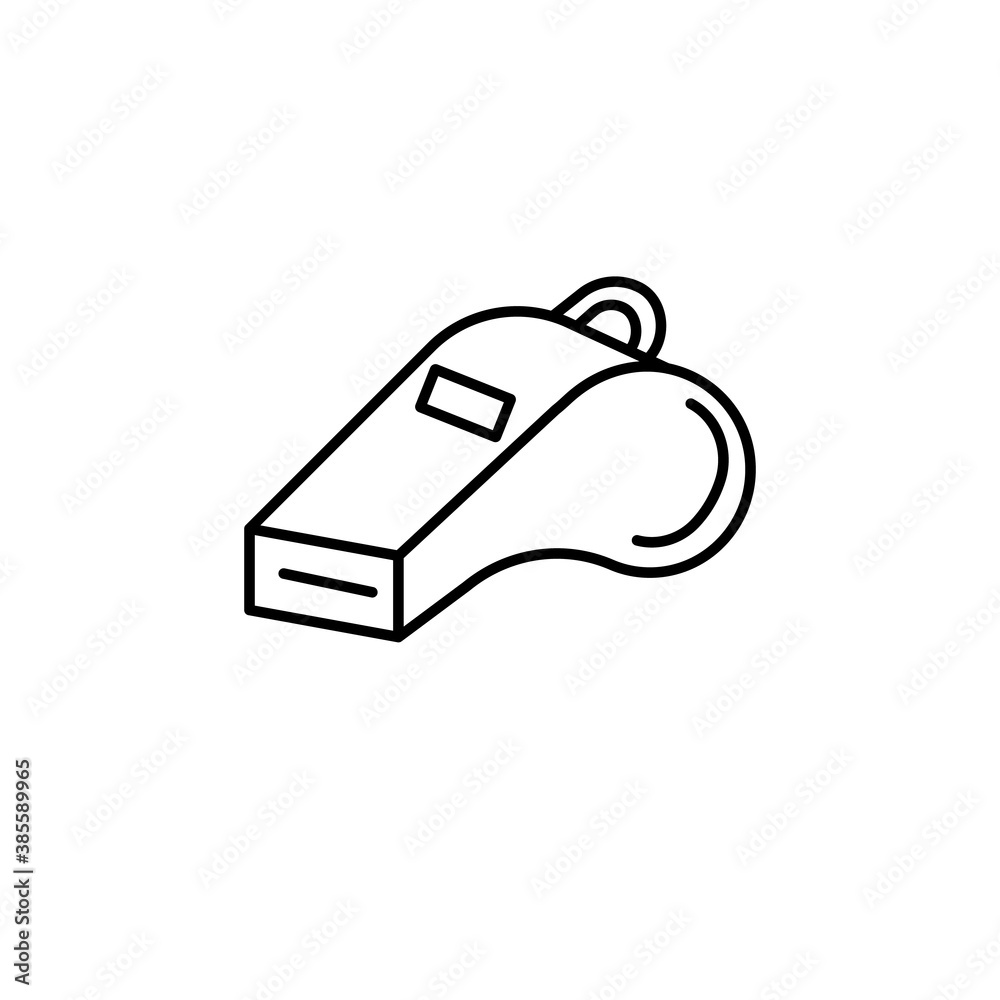 whistle icon element of fitness icon for mobile concept and web apps. Thin line whistle icon can be used for web and mobile. Premium icon on white background whistle icon element of fitness icon for mobile concept and web apps. Thin line whistle icon can be used for web and mobile. Premium icon on white background