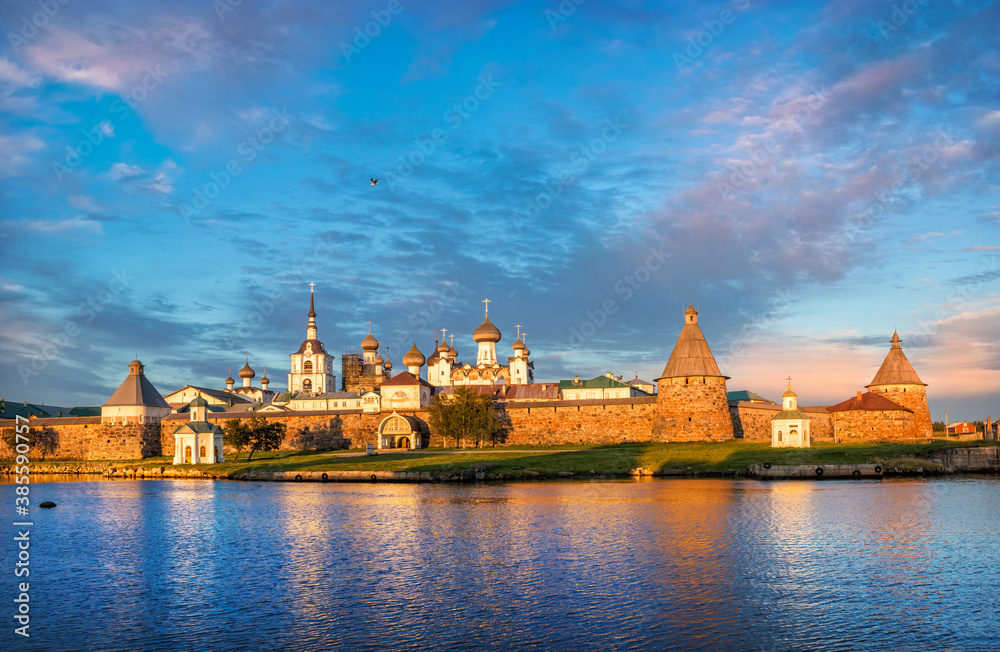 View of the Solovetsky Monastery on the Solovetsky Islands