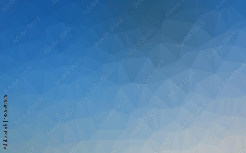 Light BLUE vector blurry triangle texture.