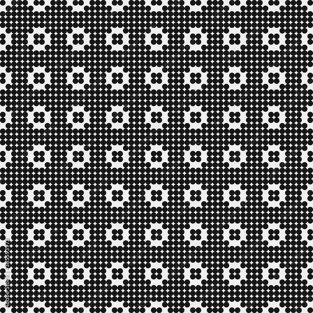 Abstract Cross Pattern Dots Logo generative computational art illustration Abstract Cross Pattern Dots Logo generative computational art illustration