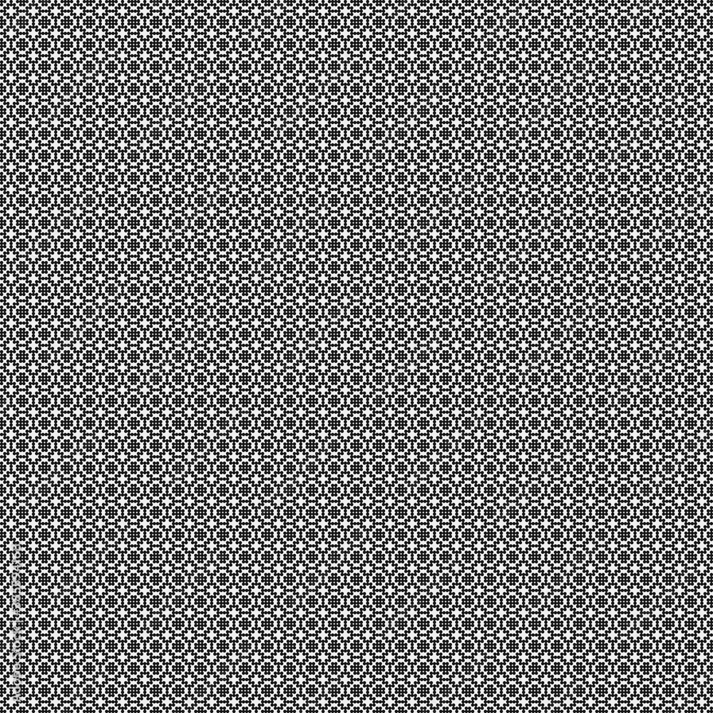 Abstract Cross Pattern Dots Logo generative computational art illustration