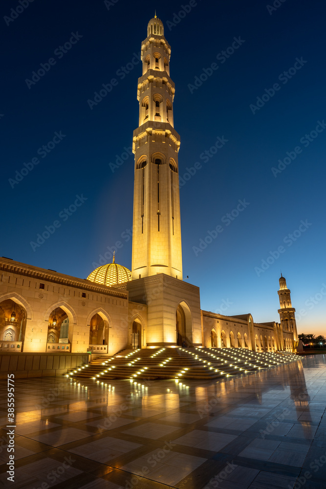 Fototapeta premium Sultan Qaboos Grand Mosque Muscat