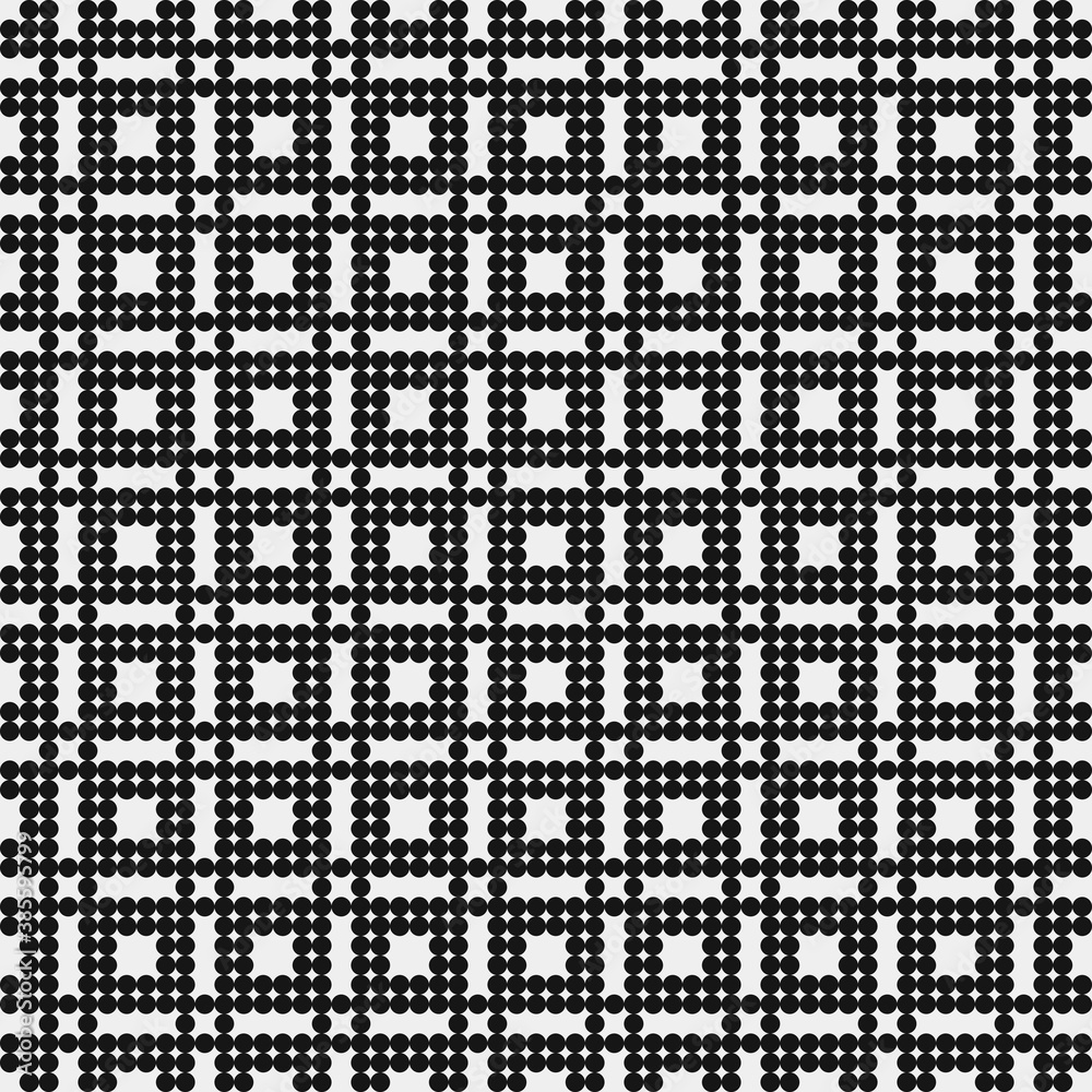 Abstract Cross Pattern Dots Logo generative computational art illustration