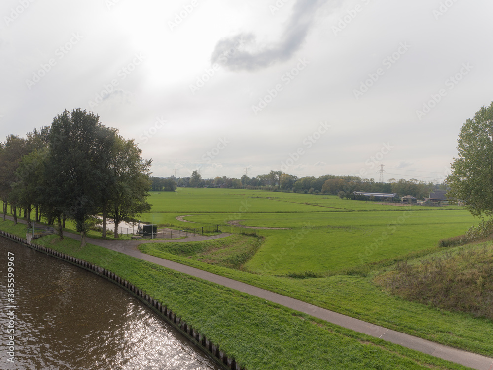 An agricultural field in Abcoude, The Netherlands