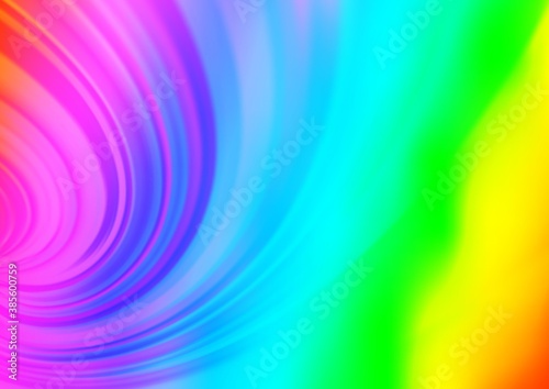 Light Multicolor, Rainbow vector modern elegant background.