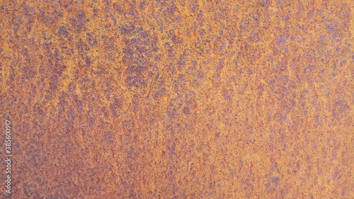 texture of rust and burnt paint on metal