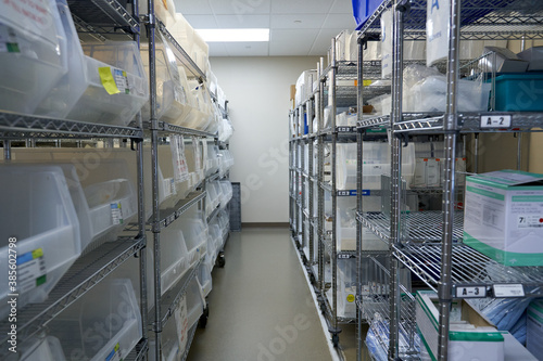 Hospital storage supply room