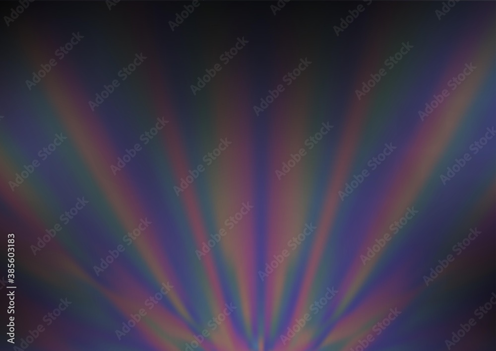 Dark Purple vector blurred and colored background.