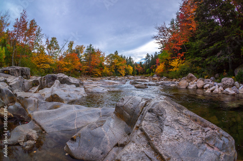 Autumn on the swift river