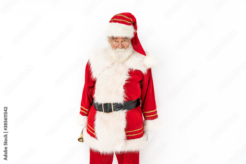 Santa Claus standing on white background. Santa Claus standing on white background.