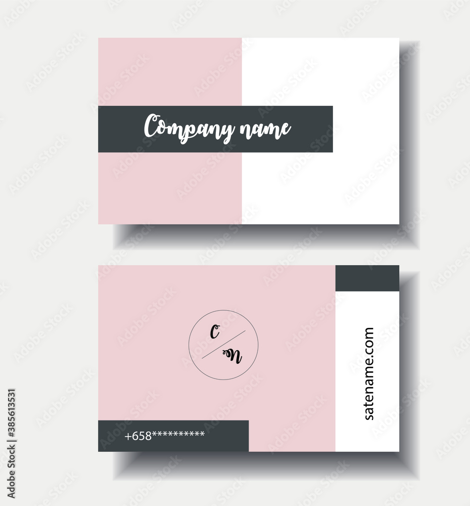 Naklejka premium corporate identity template