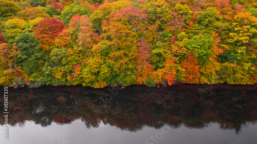 autumn colors on the lake