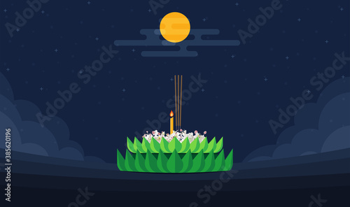 Loy krathong festival of th...