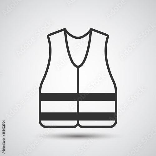 Safety vest icon