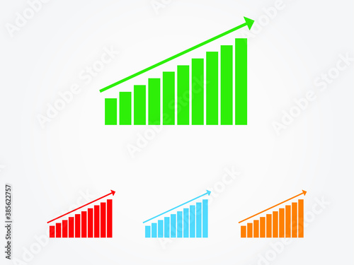 graph with arrow