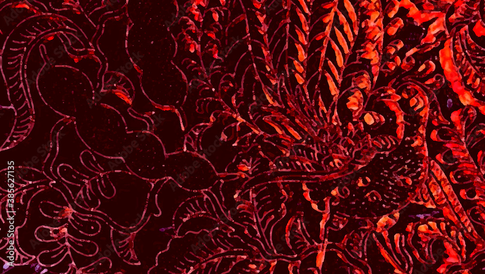 red texture peacock background