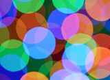 abstract background with circles.
Abstract background with colored circles on black, close-up.