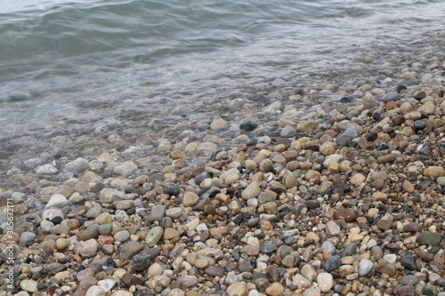 pebble beach and waves © Heidi