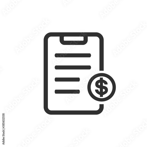 Financial report, ledger, profit, accounting, mortgage loan flat icon