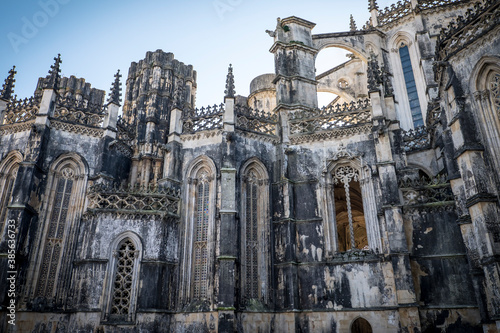 Batalha Dominican medieval monastery, Portugal - great masterpieces of Gothic art. UNESCO World Heritage