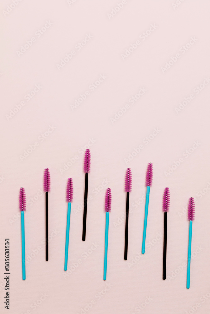 Background for the master of eyelashes and eyebrows, pink free space. Background for the master of eyelashes and eyebrows, pink free space.