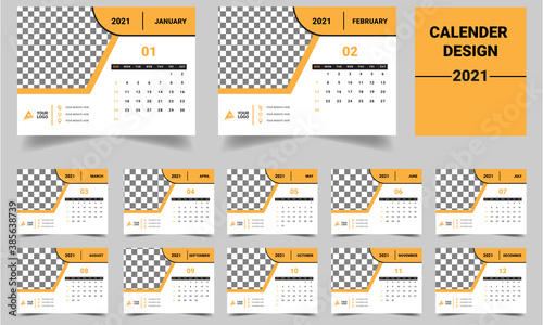  Creative Desk Calendar Design 2021