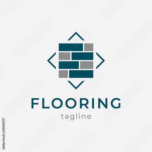 Flooring logo design inspiration vector template