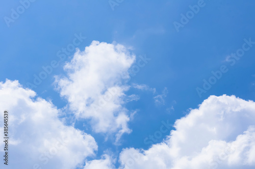 Blue sky background with clouds. Sky of Brazil © MARCIO