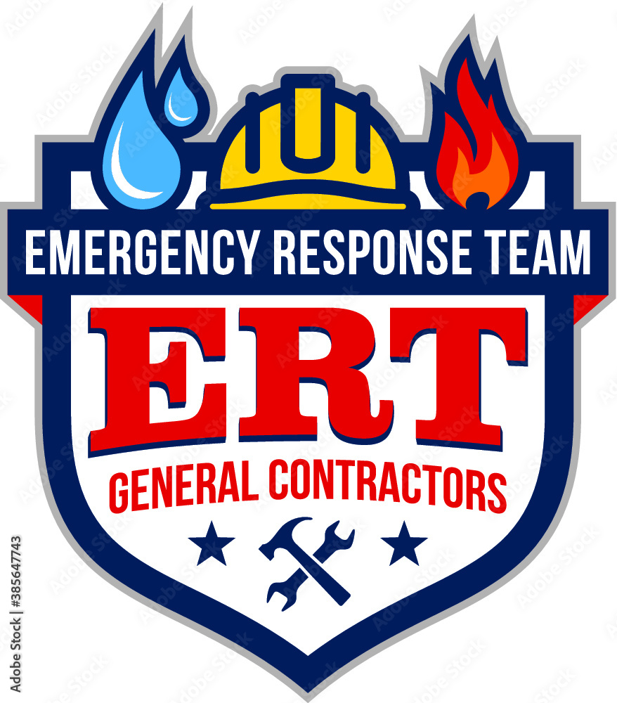 Emergency Response Team Logo Badge Vector Stock Vector | Adobe Stock