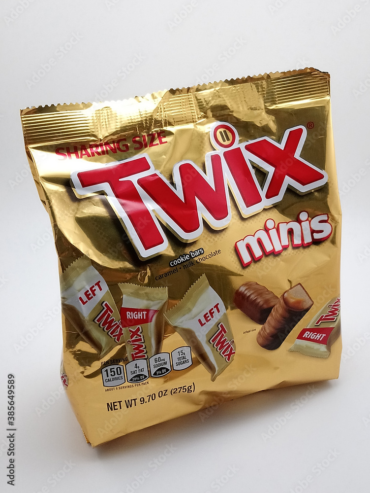 Twix minis cookie bar caramel and milk chocolate in Manila, Philippines ...