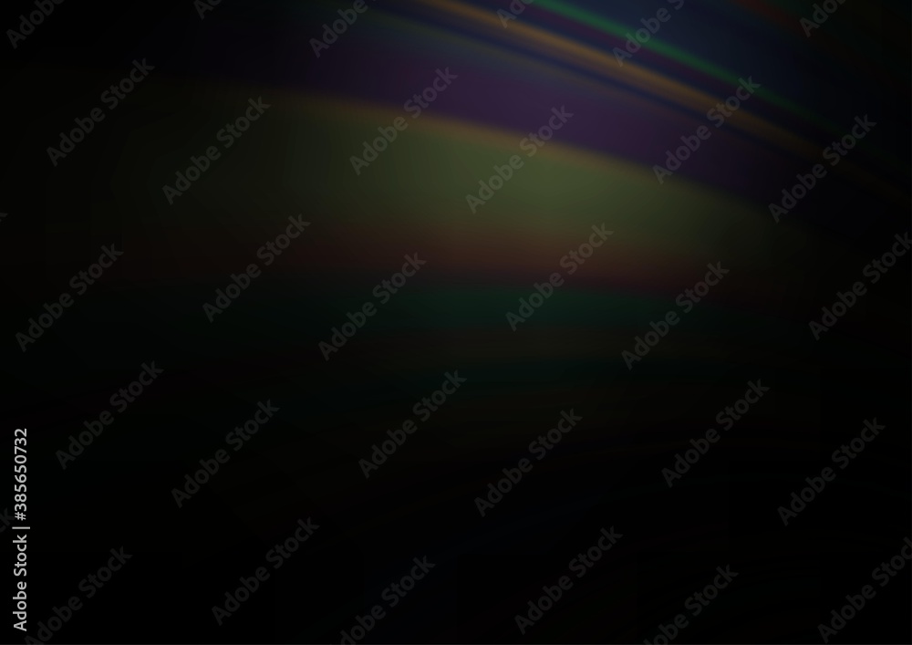 Dark Black vector blurred bright template. Dark Black vector blurred bright template.