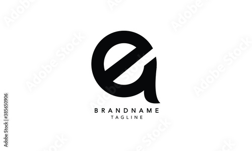 Alphabet letters Initials Monogram logo EA, AE, E and A photo