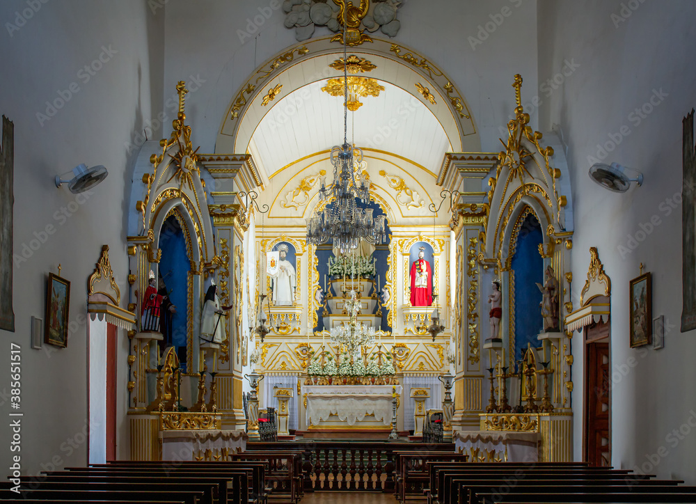 The Church of Our Lady of the Mercies Interior, São João del Rei, Minas Gerais, Brasil