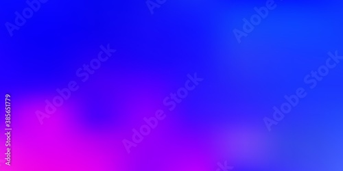 Light blue, red vector blur layout.