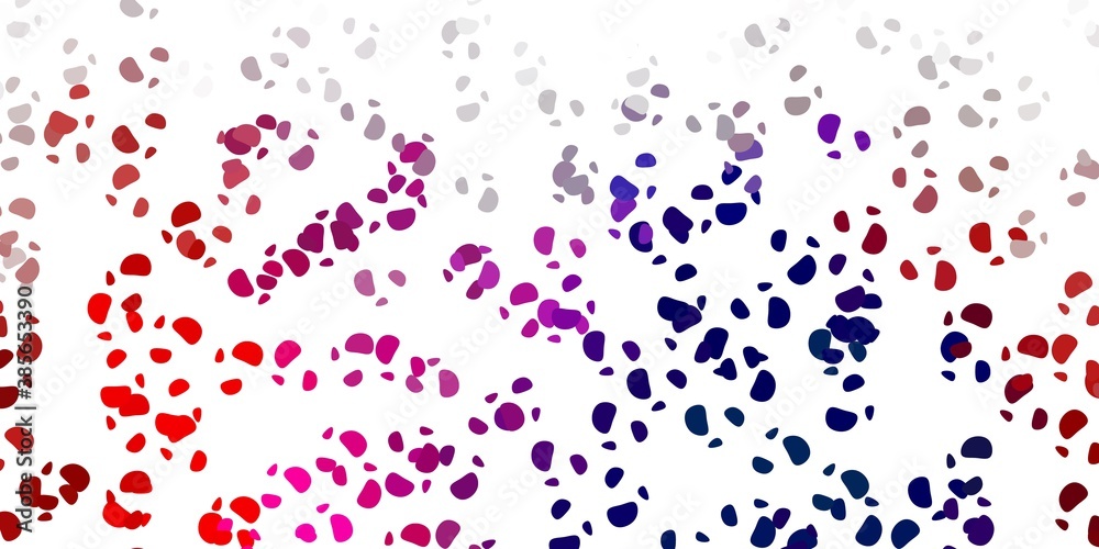 Light blue, red vector backdrop with chaotic shapes. Light blue, red vector backdrop with chaotic shapes.
