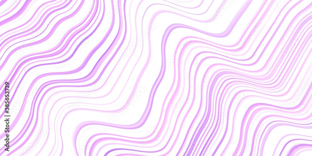 Light Purple vector background with curves.