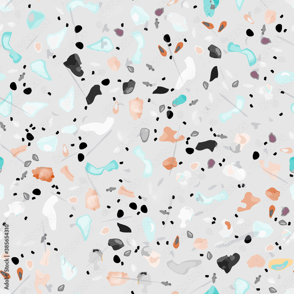 Terrazzo Texture Vector. Flooring Seamless Pattern Terrazzo Texture Vector. Flooring Seamless Pattern
