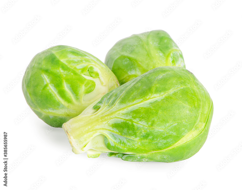 brussel sprouts vegetable an isolated on white background brussel sprouts vegetable an isolated on white background